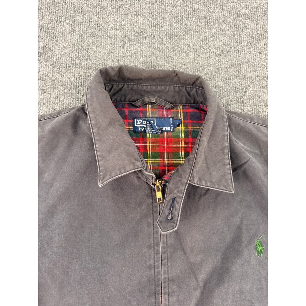 Vintage Polo Ralph Lauren Harrington Jacket Zip Bomber Detroit Men's Large Swing - Picture 5 of 14